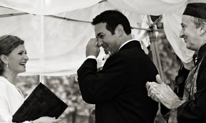 groom crying